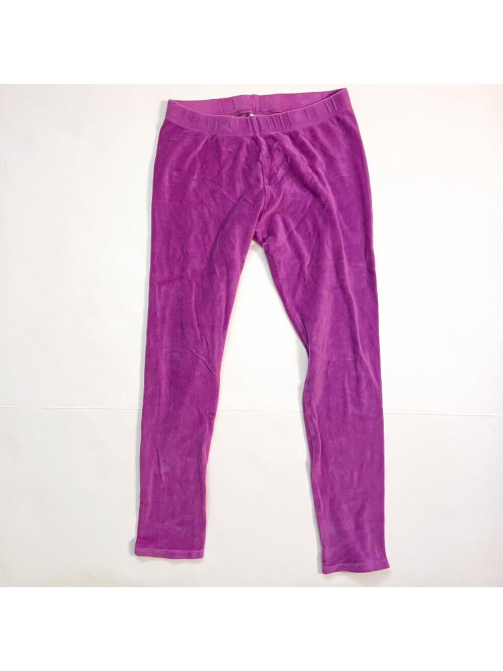 Mini Boden Purple Velour Leggings, Size 13/14